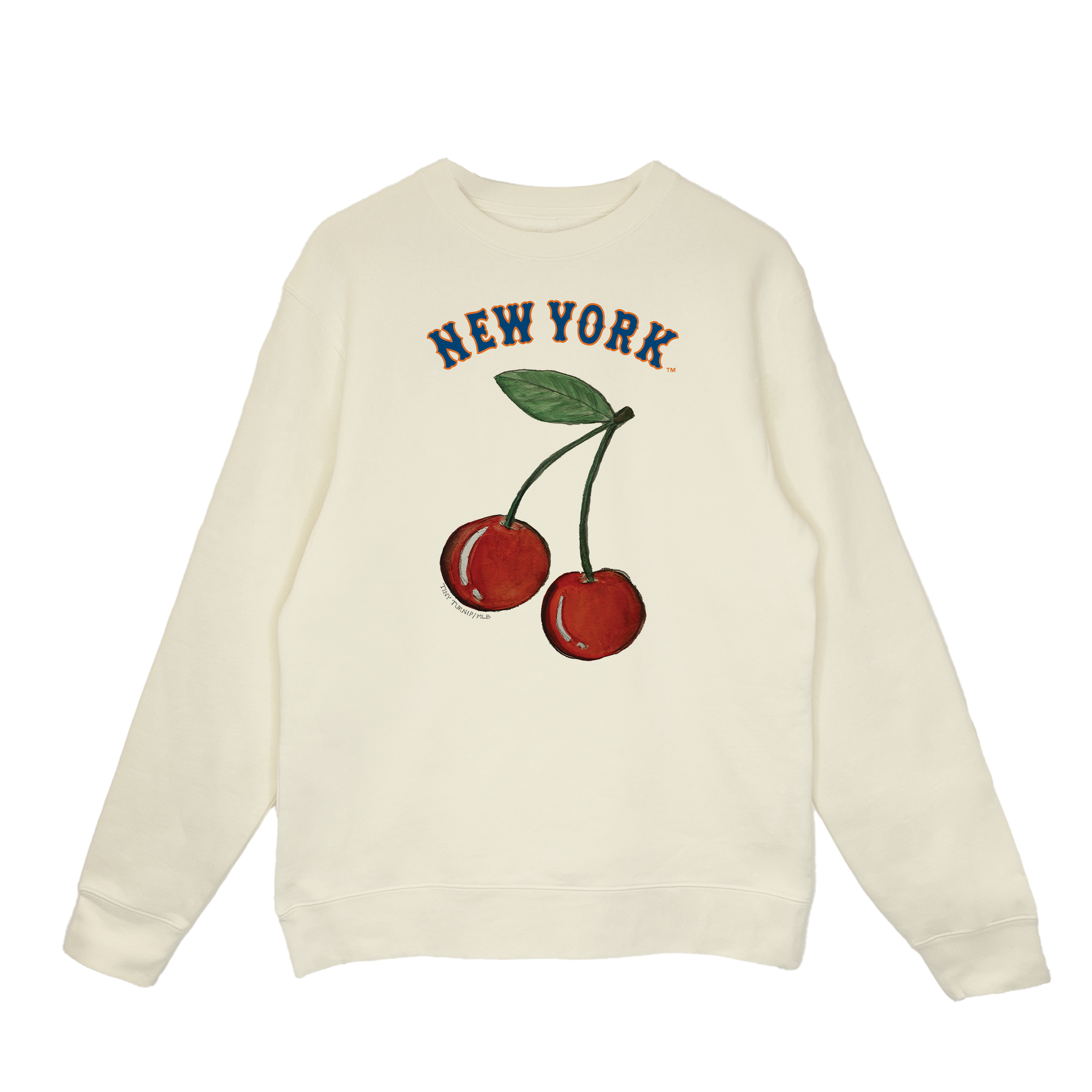 New York Mets Cherry Crewneck Sweatshirt
