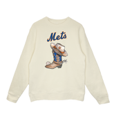 New York Mets Cowboy Boot Crewneck Sweatshirt