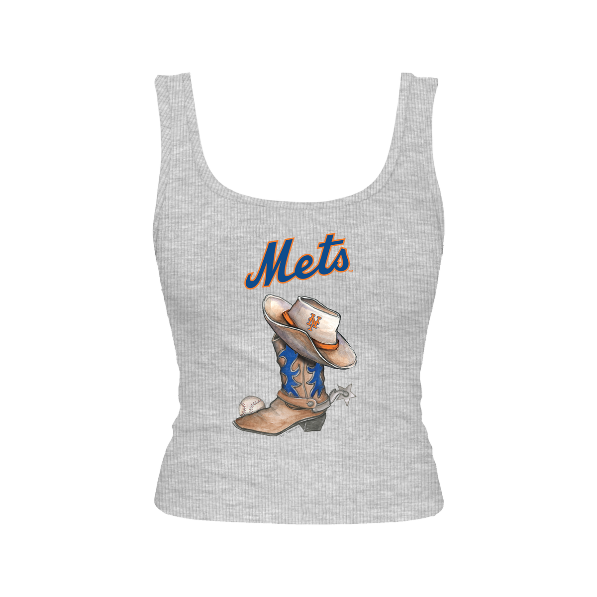 New York Mets Cowboy Boot Emmy Tank