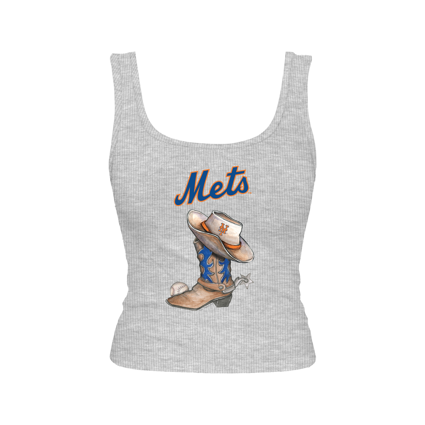 New York Mets Cowboy Boot Emmy Tank