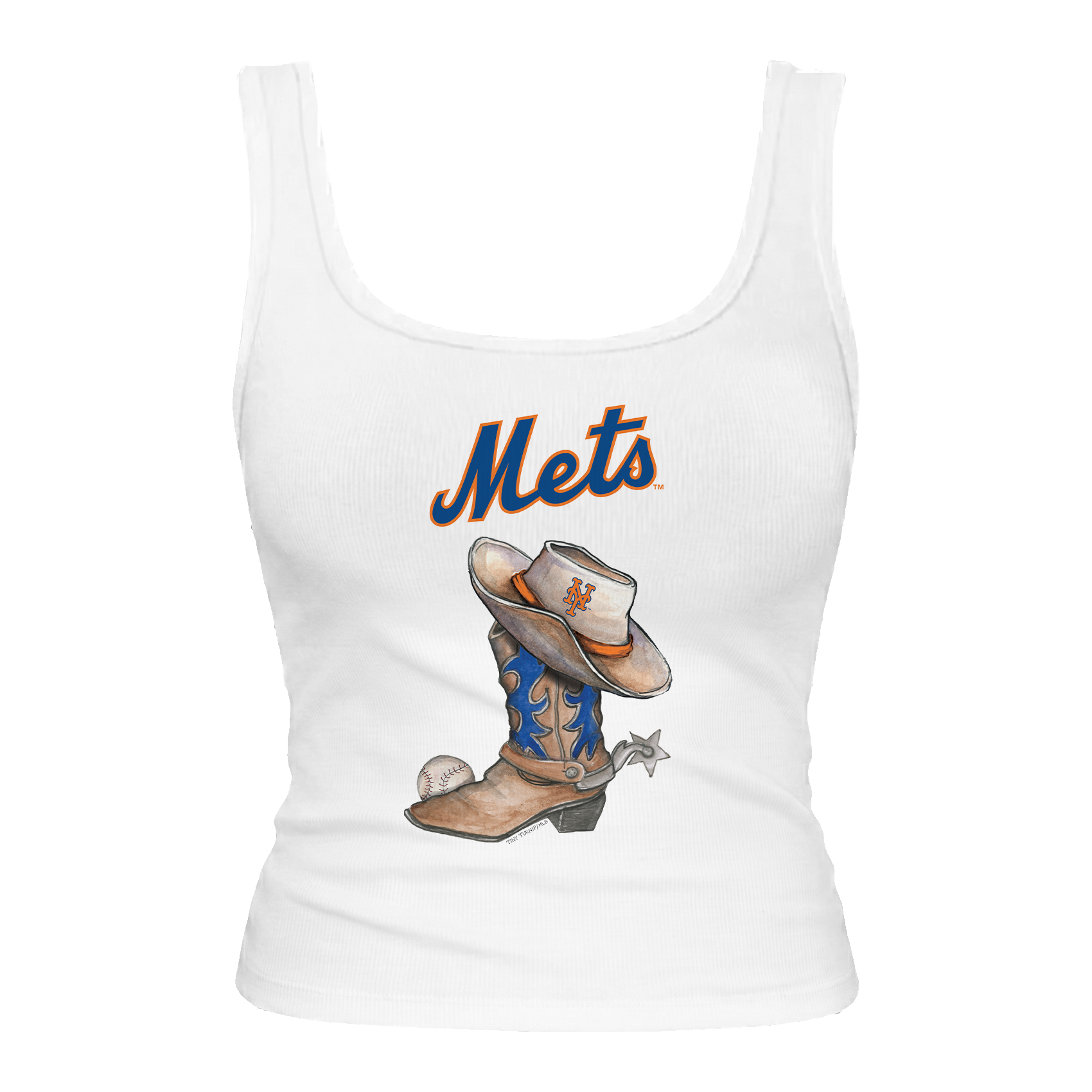 New York Mets Cowboy Boot Emmy Tank