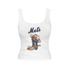 New York Mets Cowboy Boot Emmy Tank