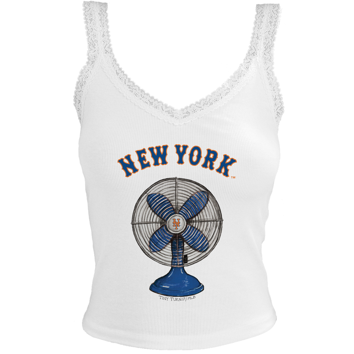 New York Mets Fan Lace Tank– Tiny Turnip