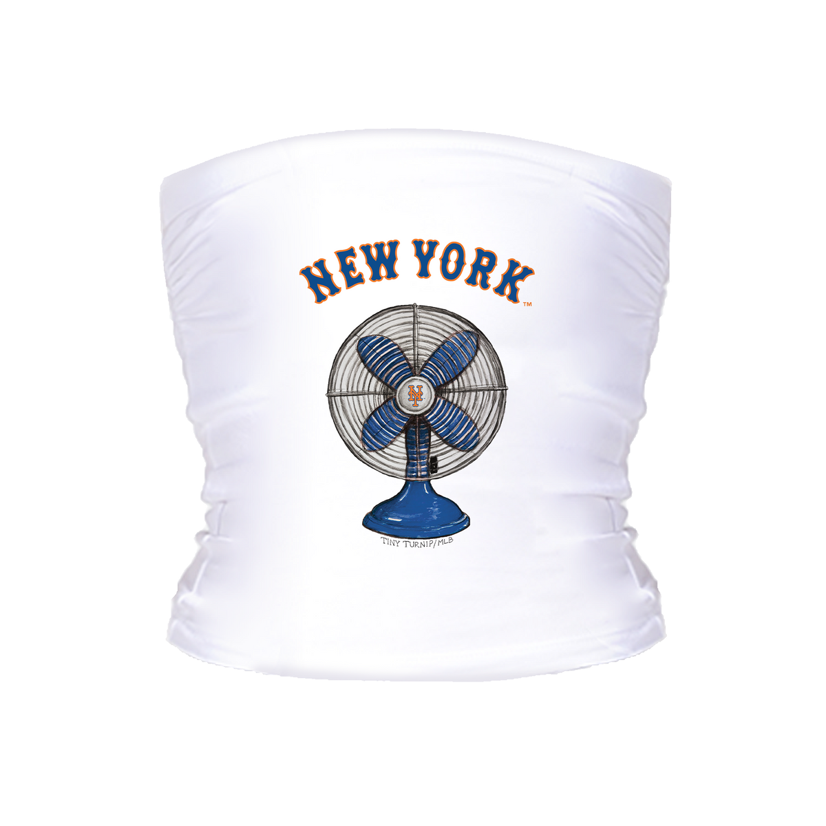 New York Mets Fan Crop Tube Top