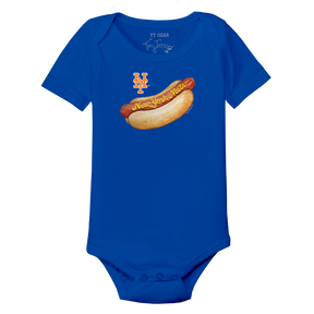 New York Mets Hot Dog Short Sleeve Snapper