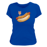 New York Mets Hot Dog Women's Tee Shirt