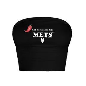 New York Mets Hot Girls Crop Tube Top