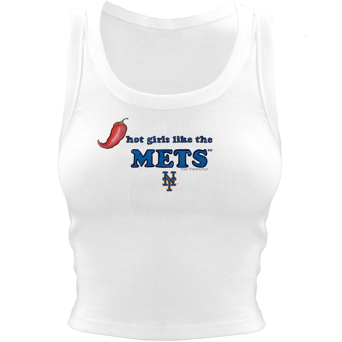 New York Mets Hot Girls Crop Tank