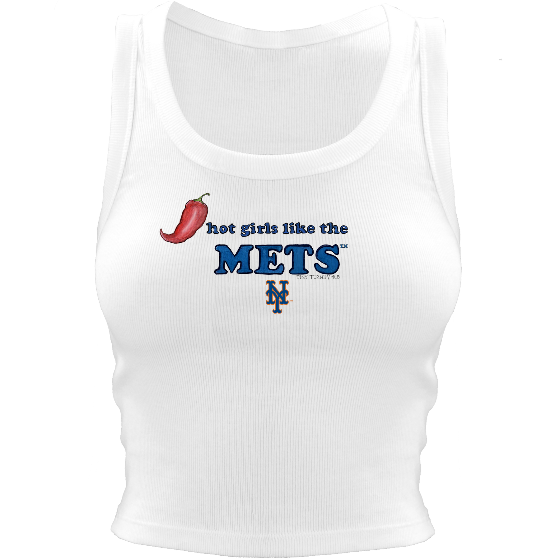 New York Mets Hot Girls Crop Tank