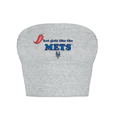 New York Mets Hot Girls Crop Tube Top