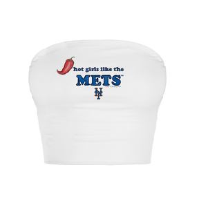 New York Mets Hot Girls Crop Tube Top
