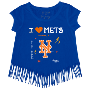 I Heart Mets Fringe Tee - Tiny Turnip