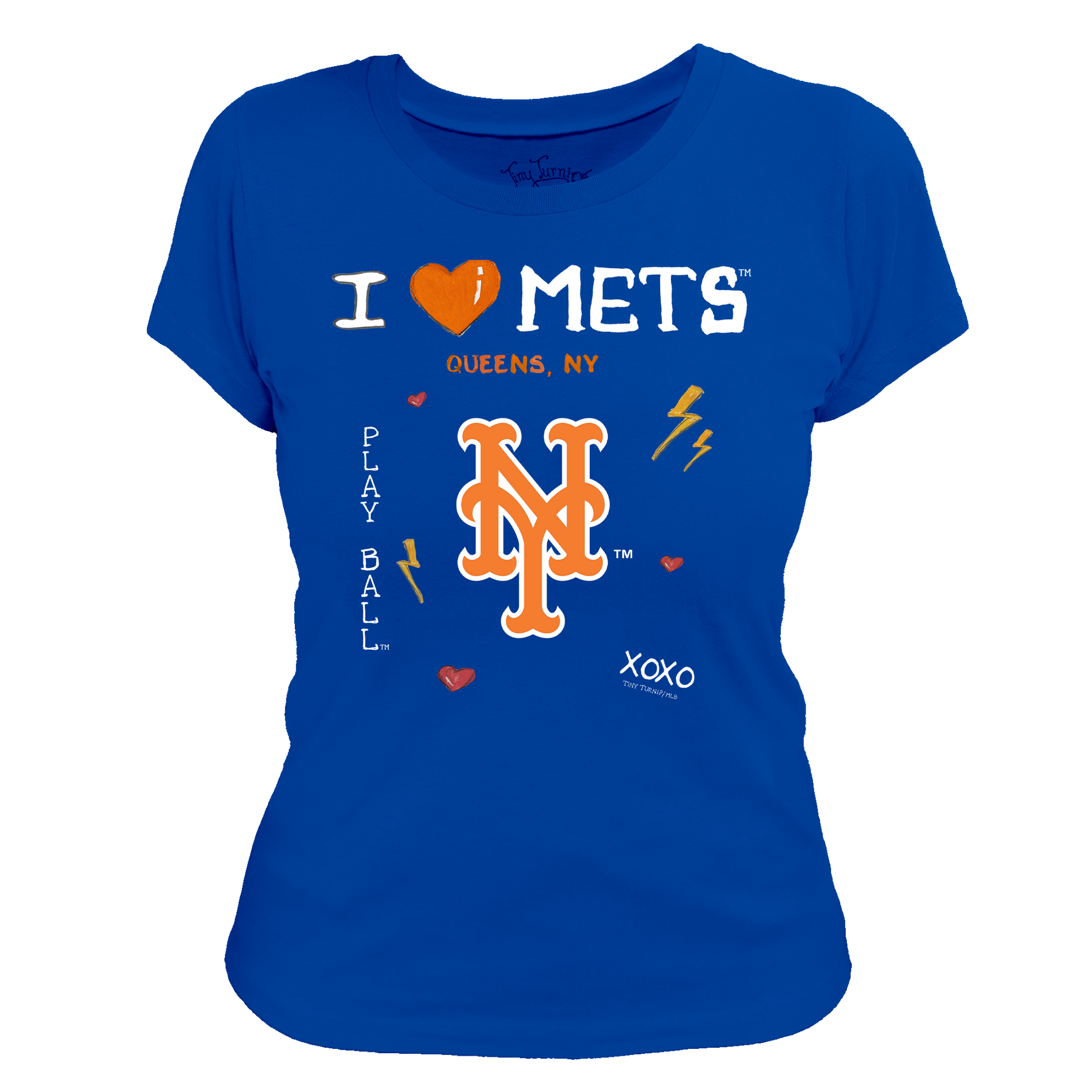 I Heart Mets Women's Tee Shirt - Tiny Turnip