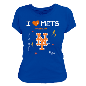 I Heart Mets Women's Tee Shirt - Tiny Turnip