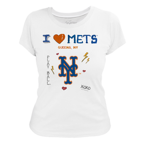 I Heart Mets Women's Tee Shirt - Tiny Turnip