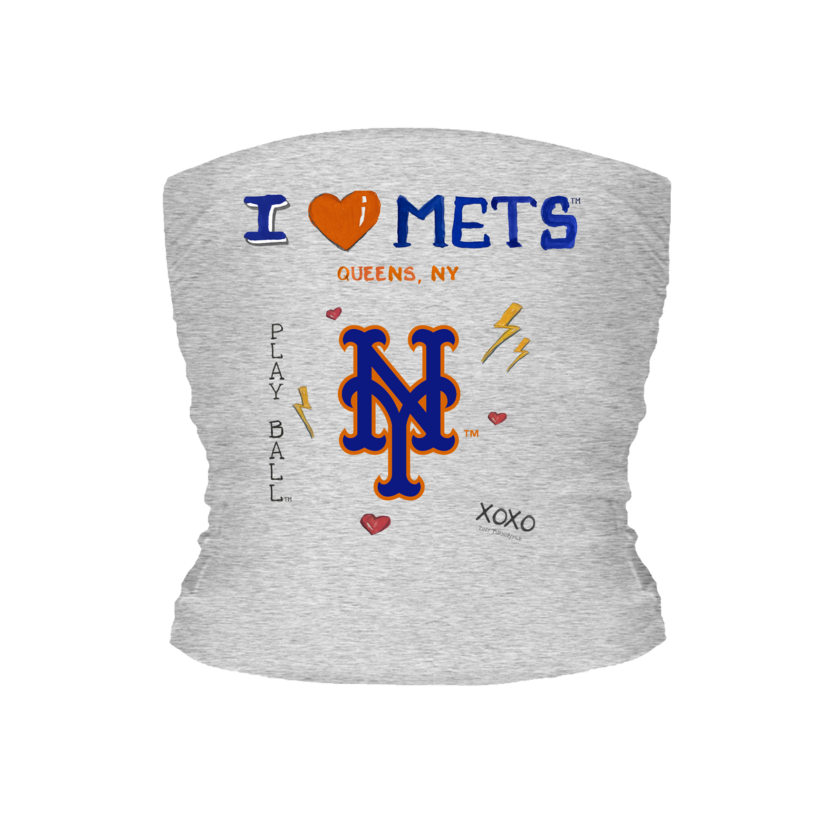 I Heart Mets Tube Top - Tiny Turnip