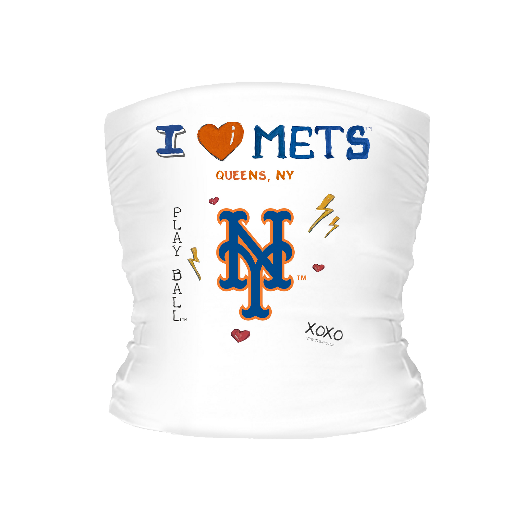 I Heart Mets Tube Top - Tiny Turnip