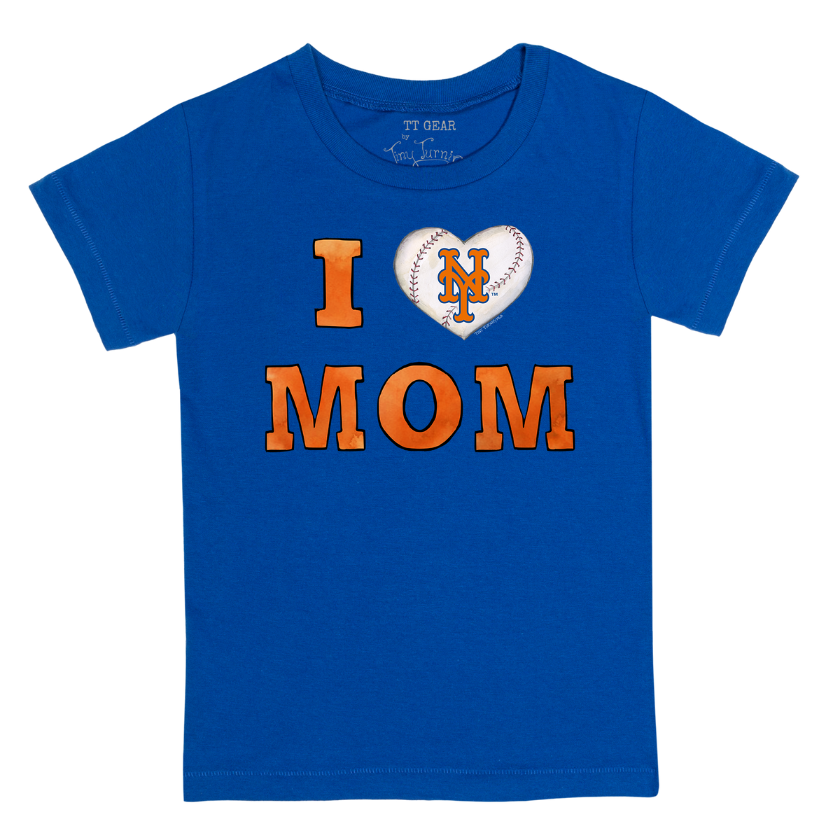 New York Mets I Love Mom Tee Shirt