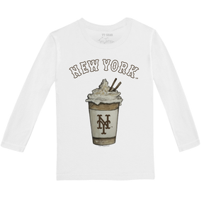 New York Mets Latte Long-Sleeve Tee Shirt