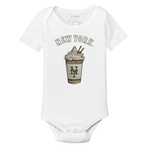 New York Mets Latte Short Sleeve Snapper