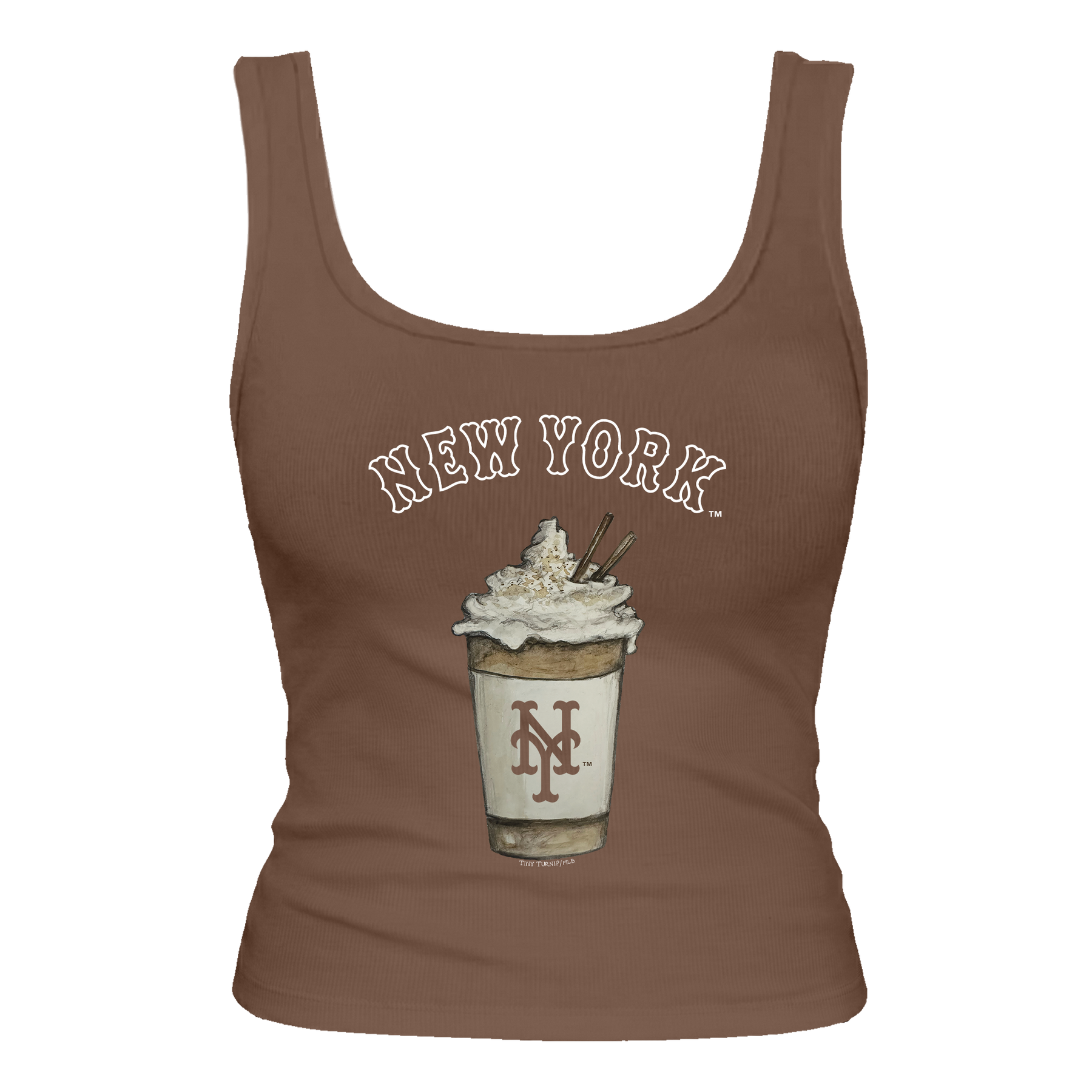 New York Mets Latte Emmy Tank