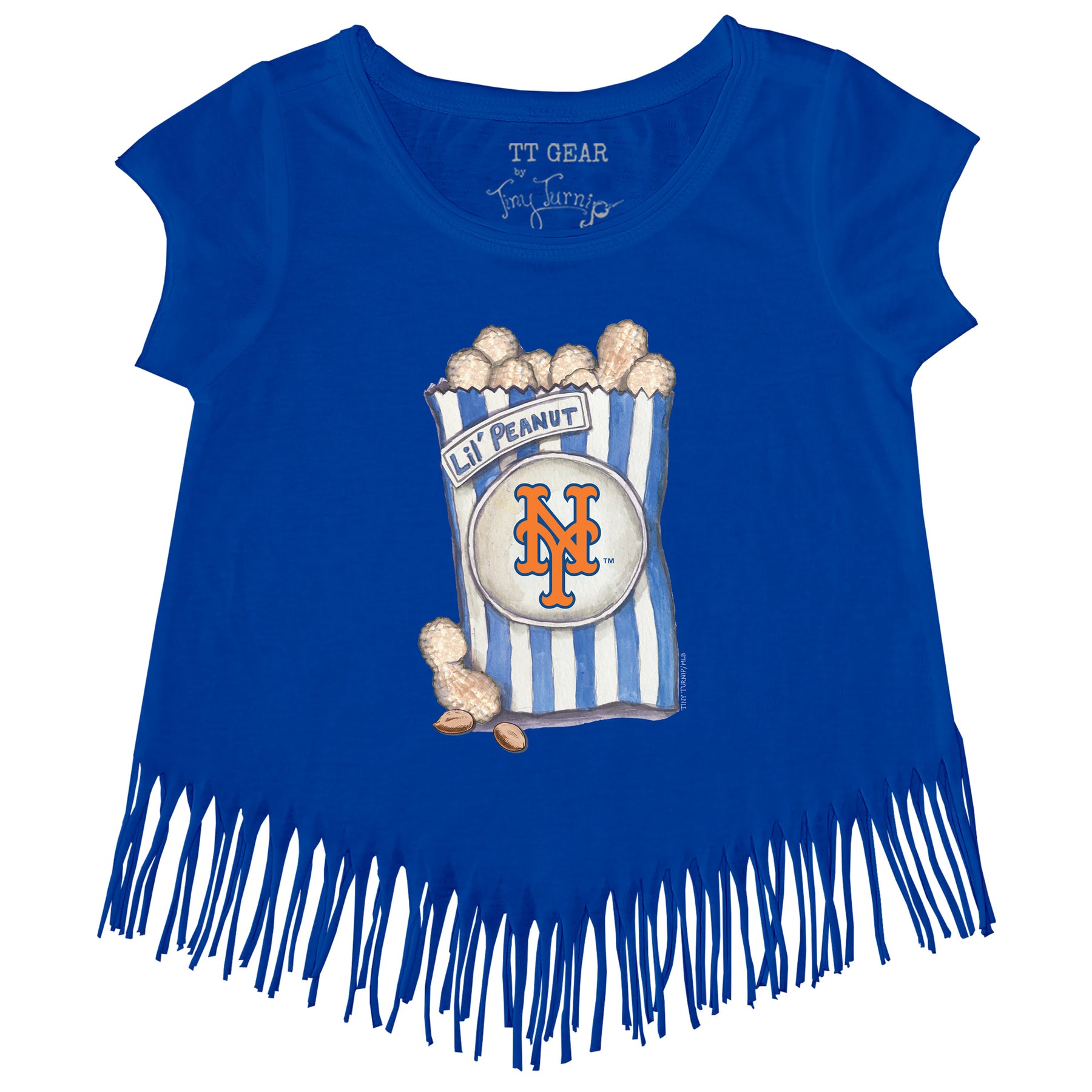 New York Mets Lil' Peanut Fringe Tee