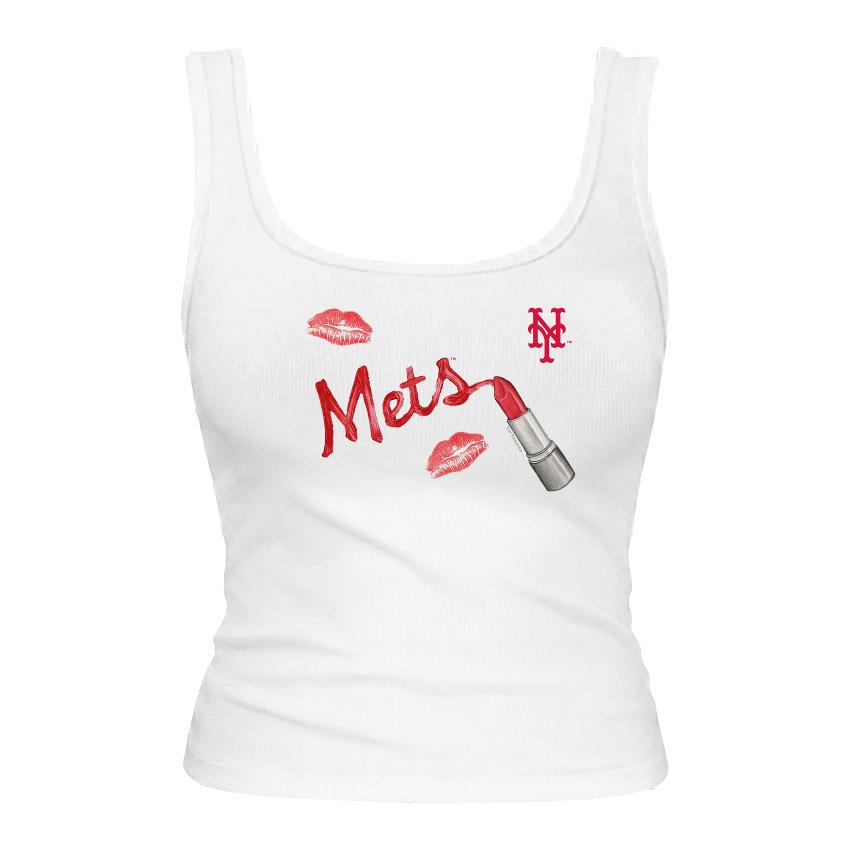 New York Mets Lipstick Emmy Tank