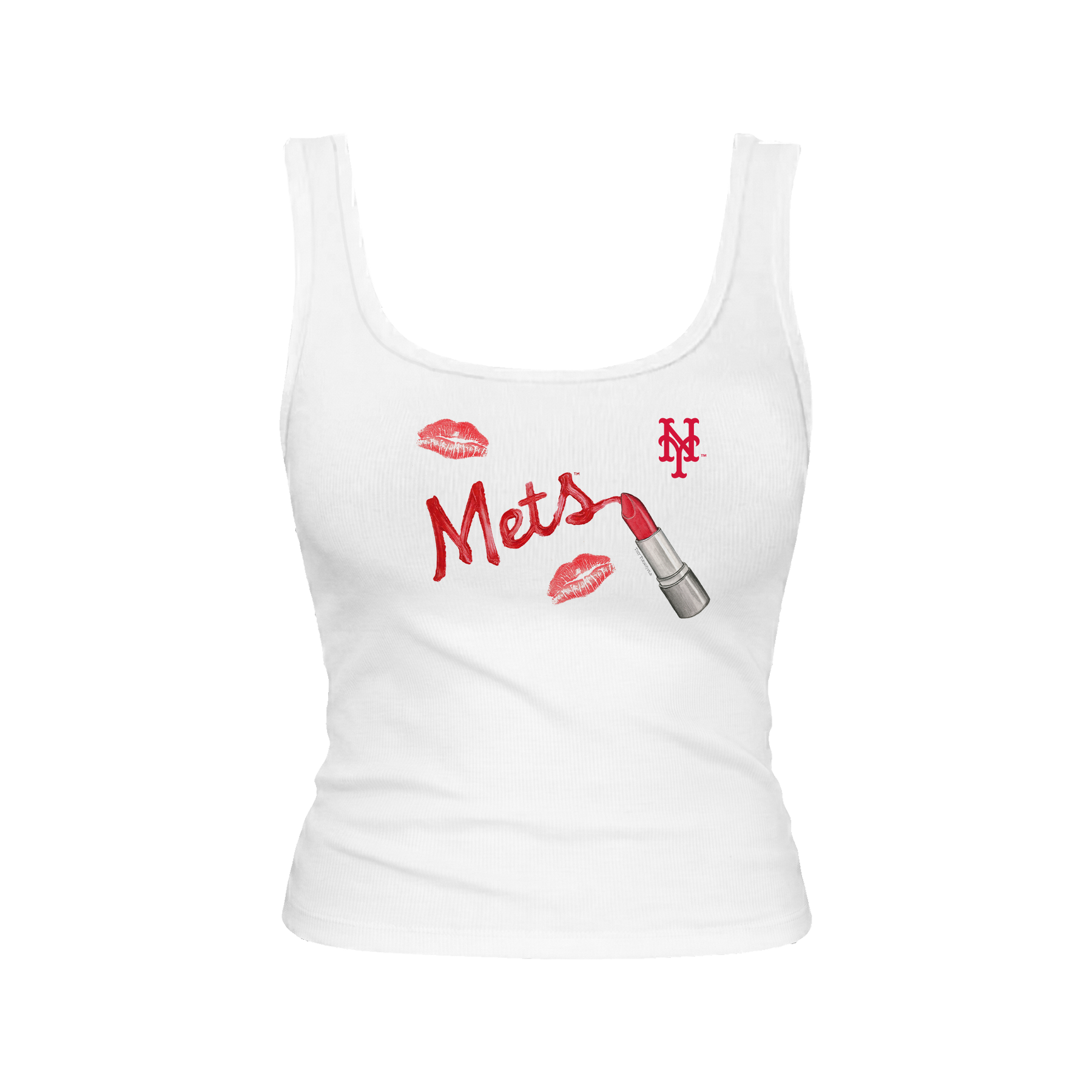 New York Mets Lipstick Emmy Tank