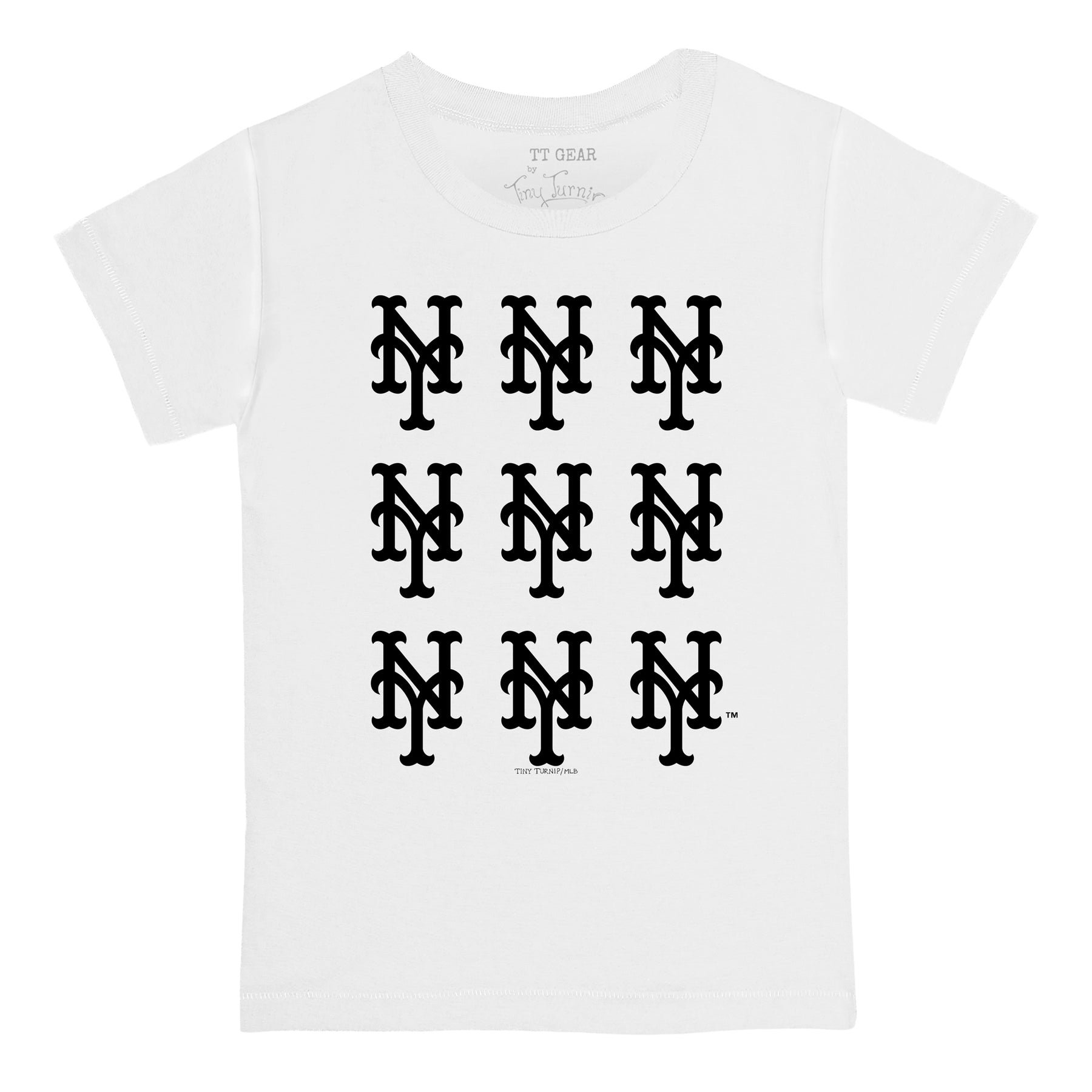 New York Mets Logo Grid Tee Shirt