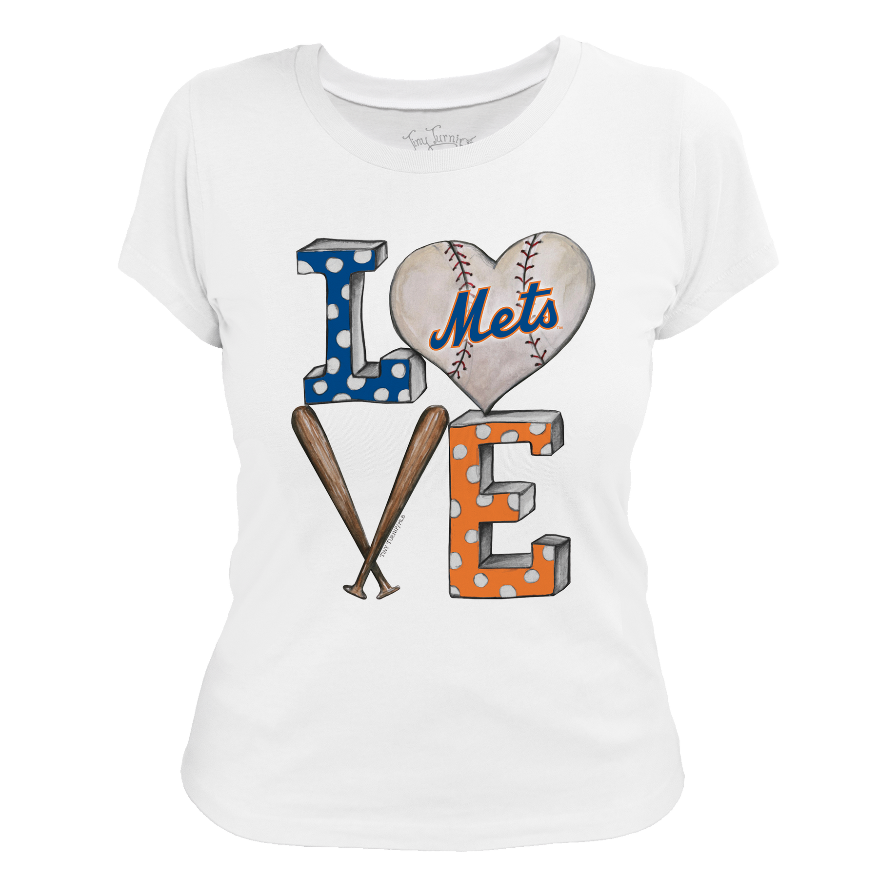 New York Mets Baseball LOVE Tee Shirt