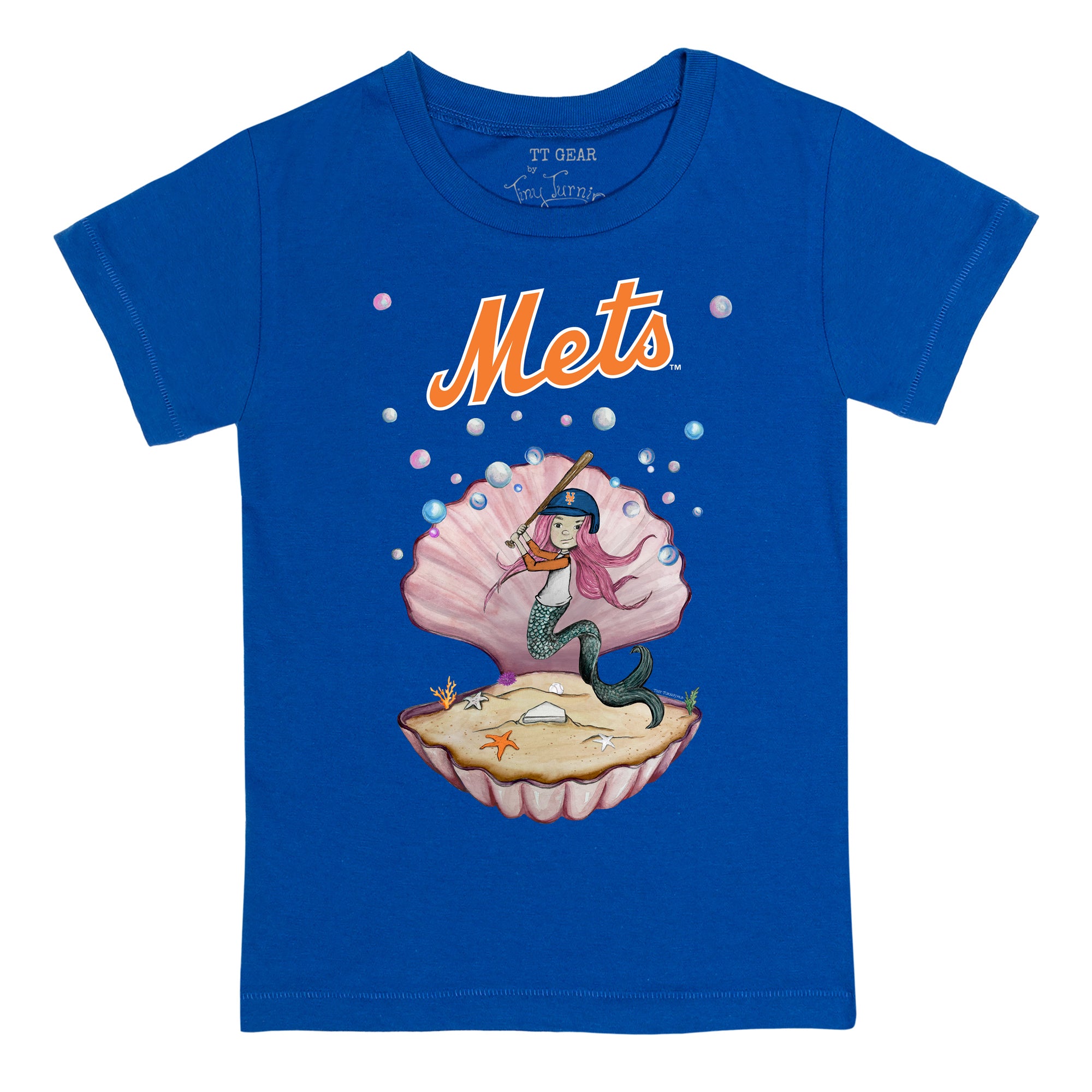 New York Mets Mermaid Tee Shirt | Tiny Turnip