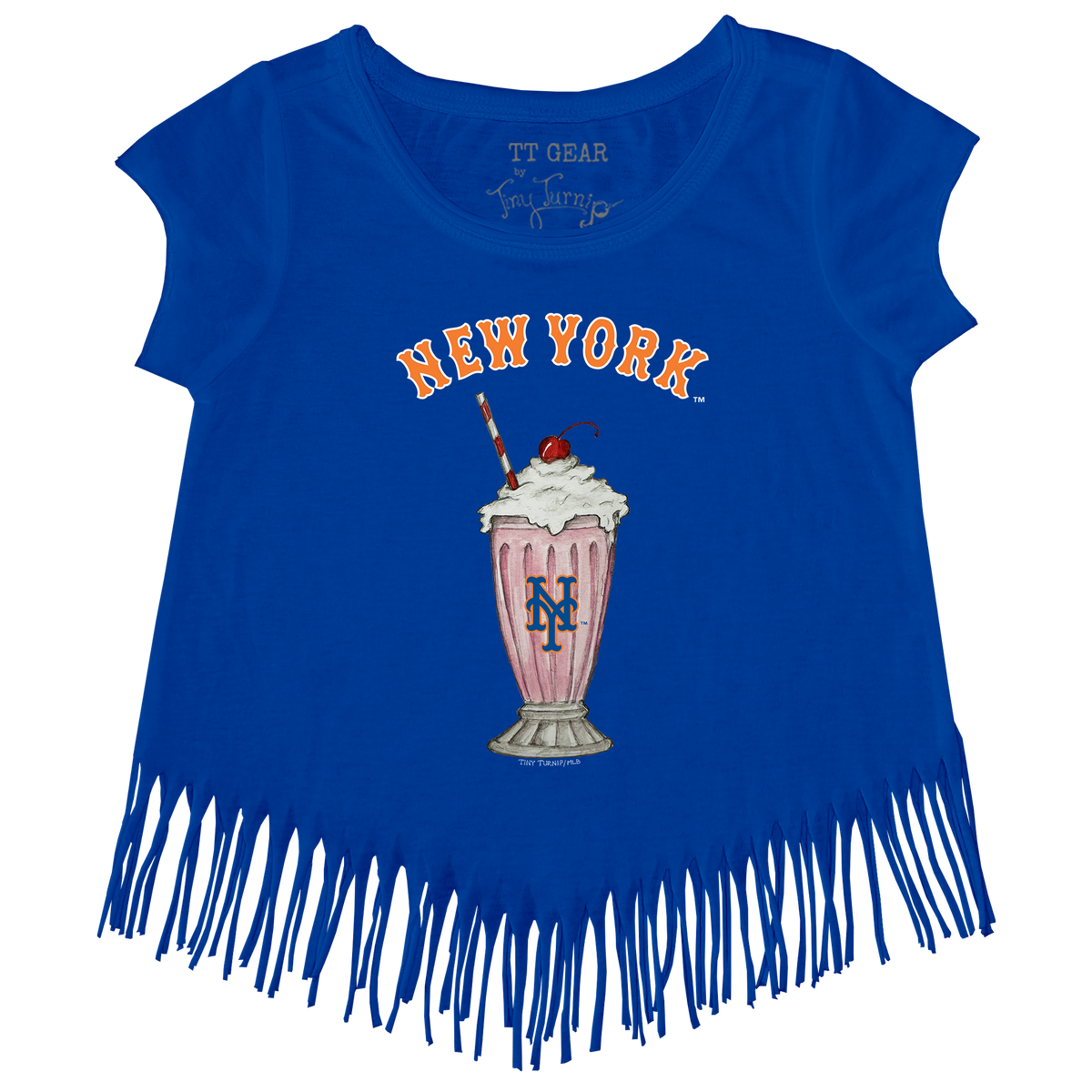 New York Mets Milkshake Fringe Tee