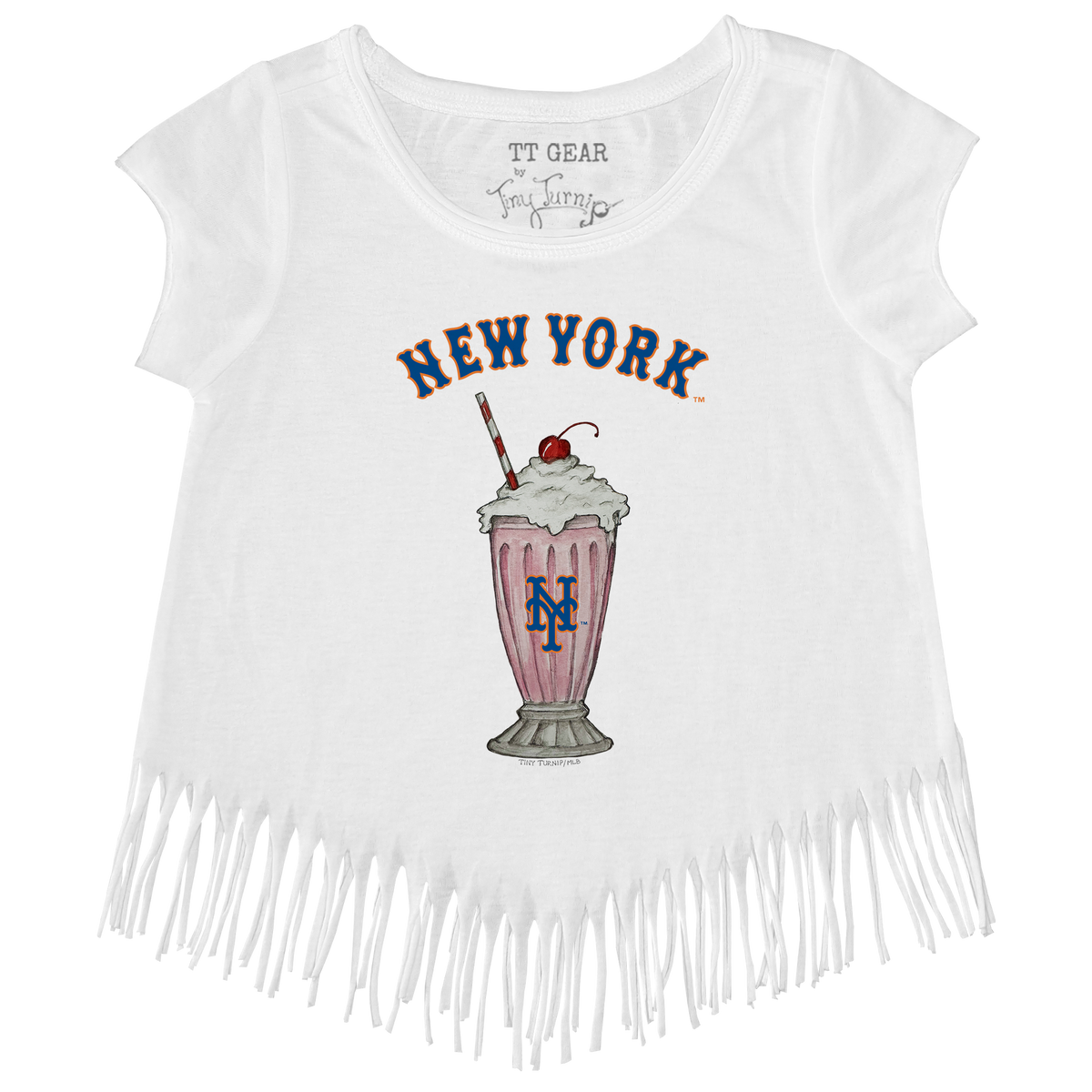 New York Mets Milkshake Fringe Tee