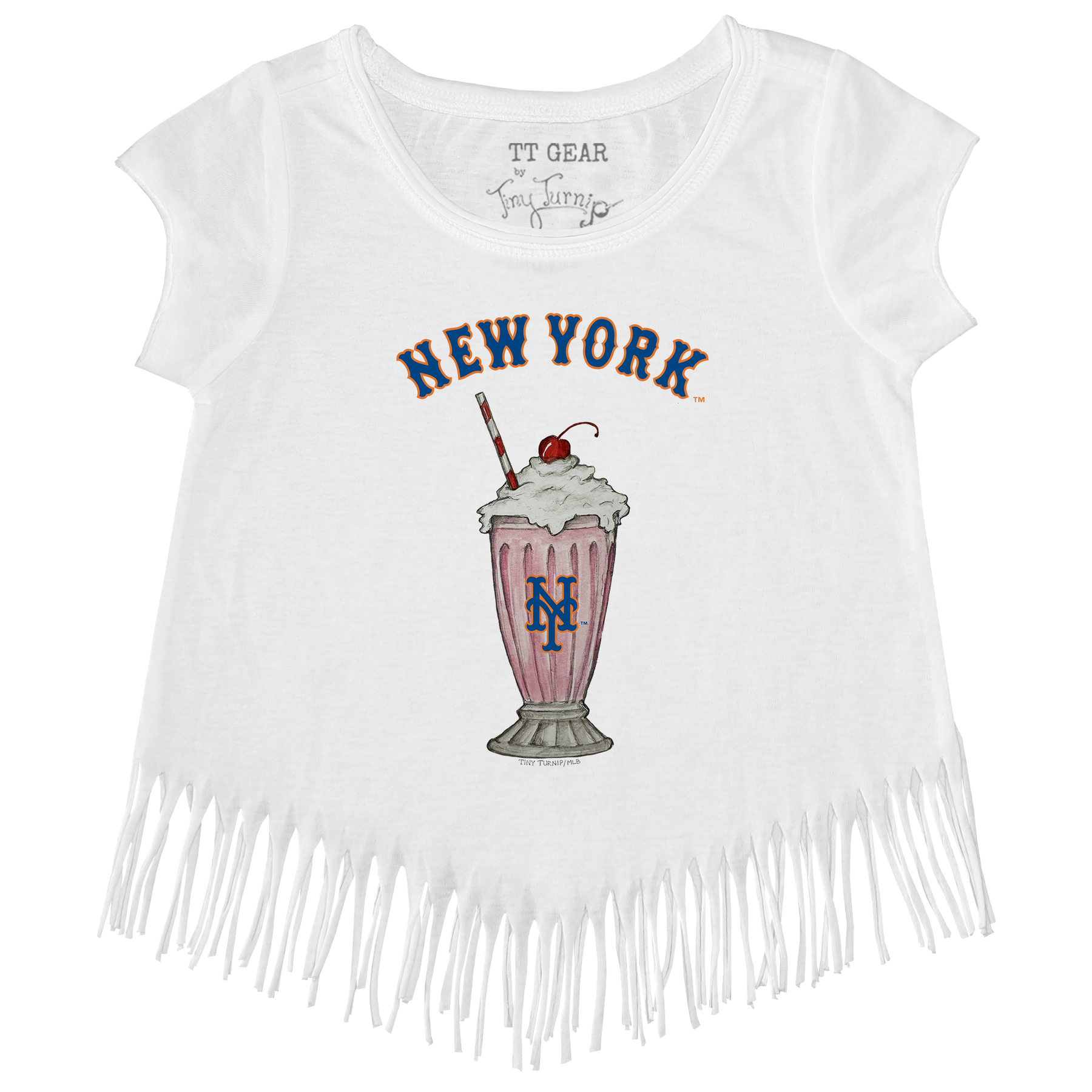 New York Mets Milkshake Fringe Tee