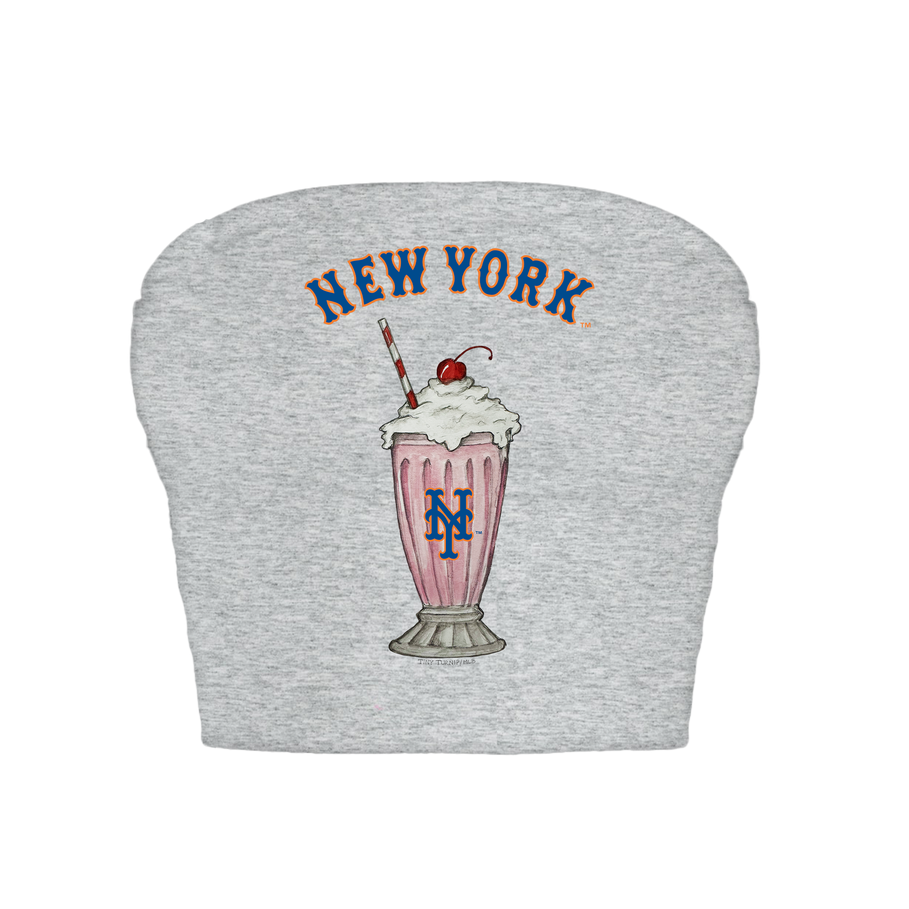 New York Mets Milkshake Crop Tube Top