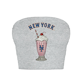 New York Mets Milkshake Crop Tube Top