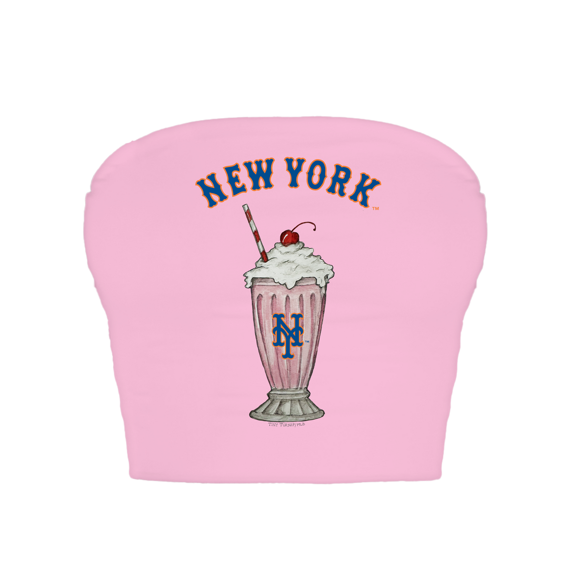 New York Mets Milkshake Crop Tube Top