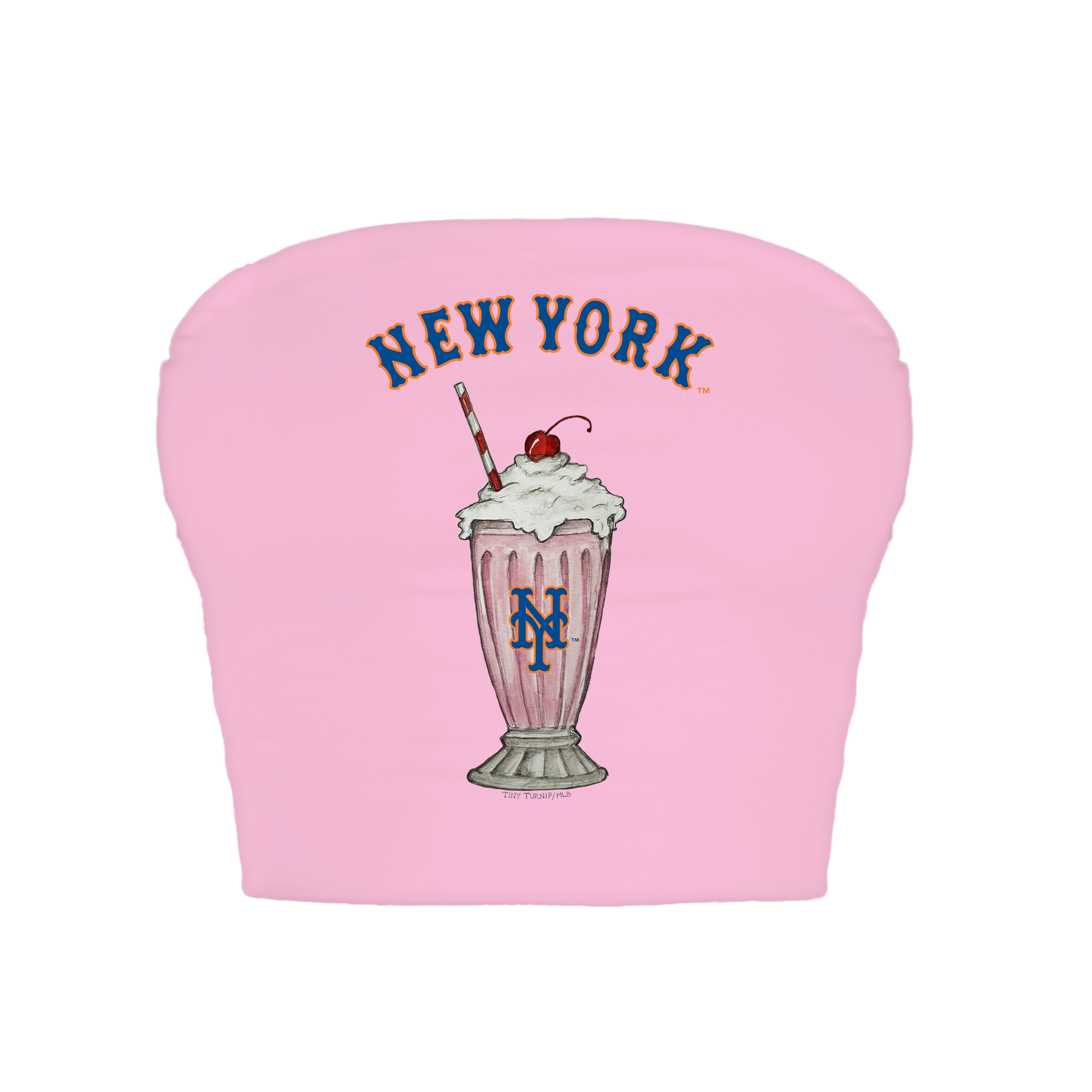 New York Mets Milkshake Crop Tube Top