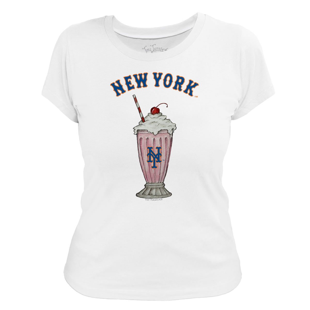 New York Mets Milkshake Women's Tee Shirt