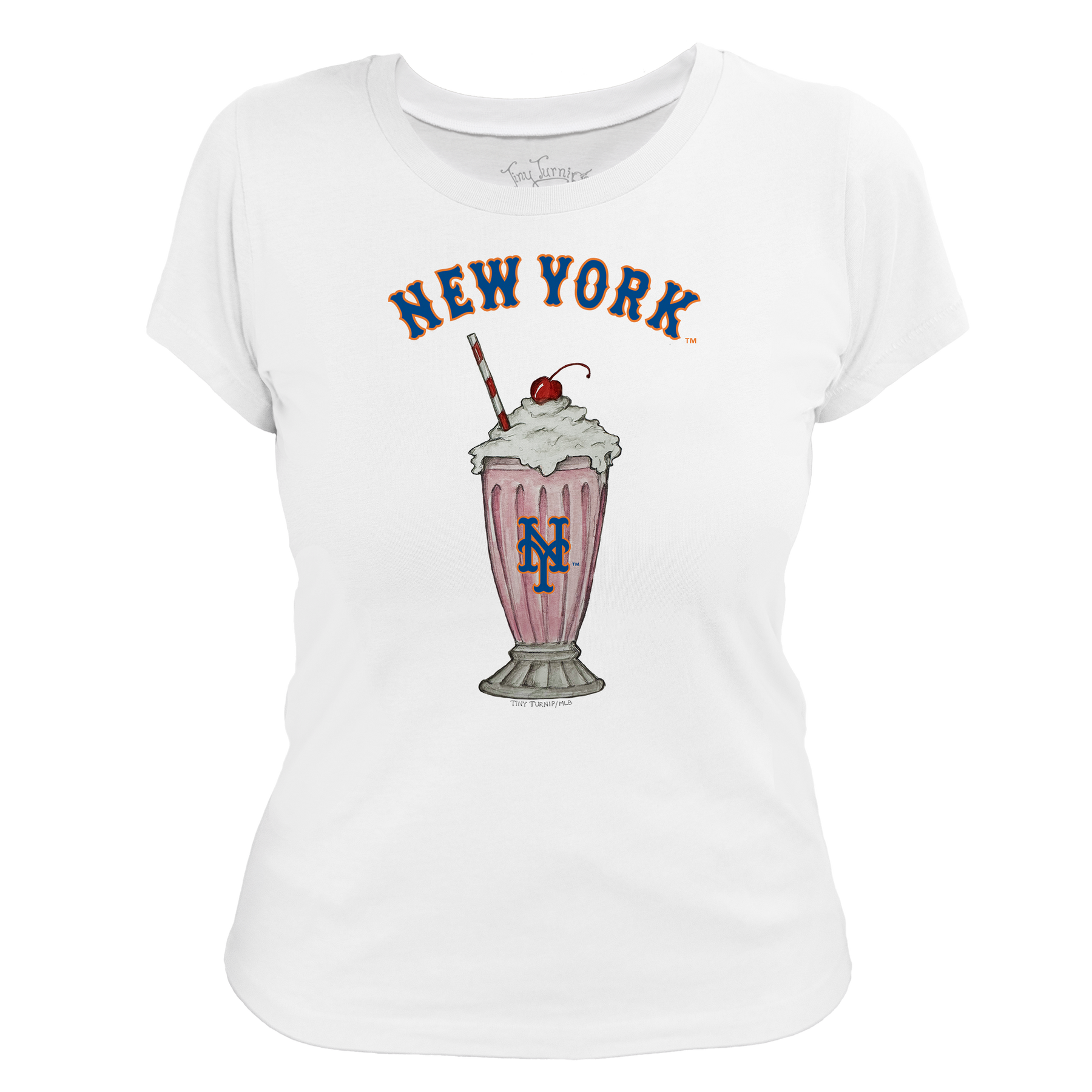 New York Mets Milkshake Women's Tee Shirt