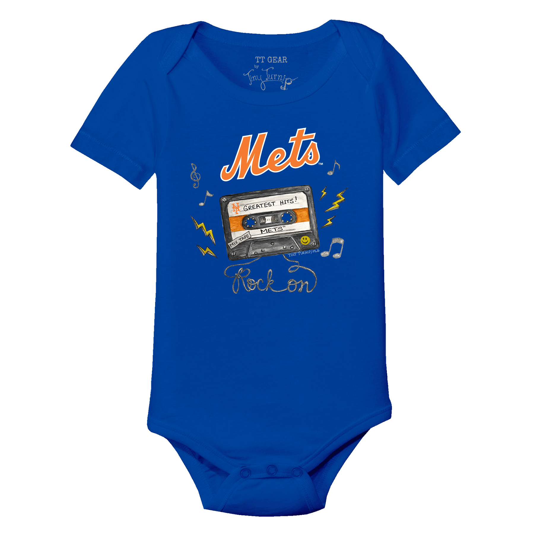New York Mets Mixtape Short Sleeve Snapper