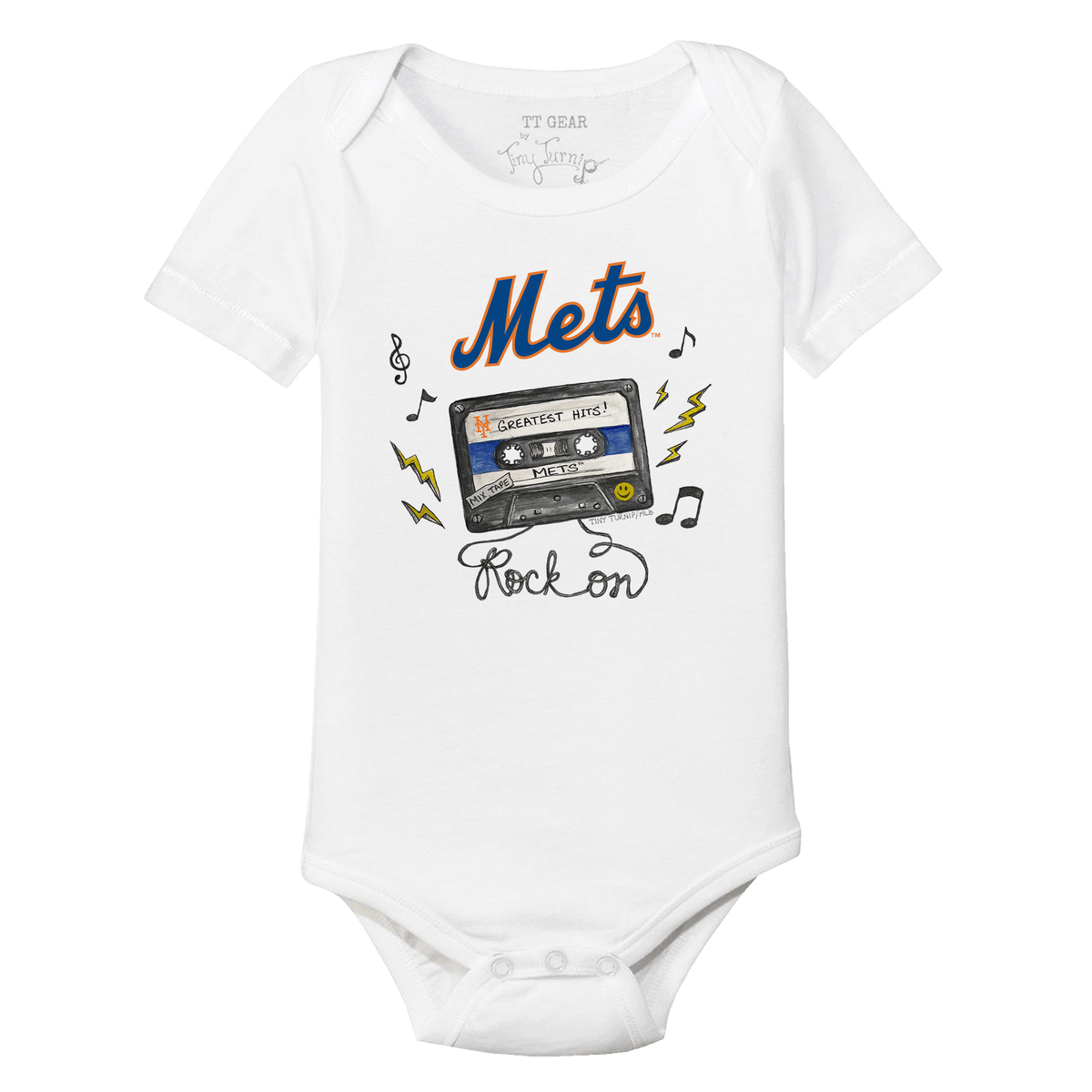 New York Mets Mixtape Short Sleeve Snapper