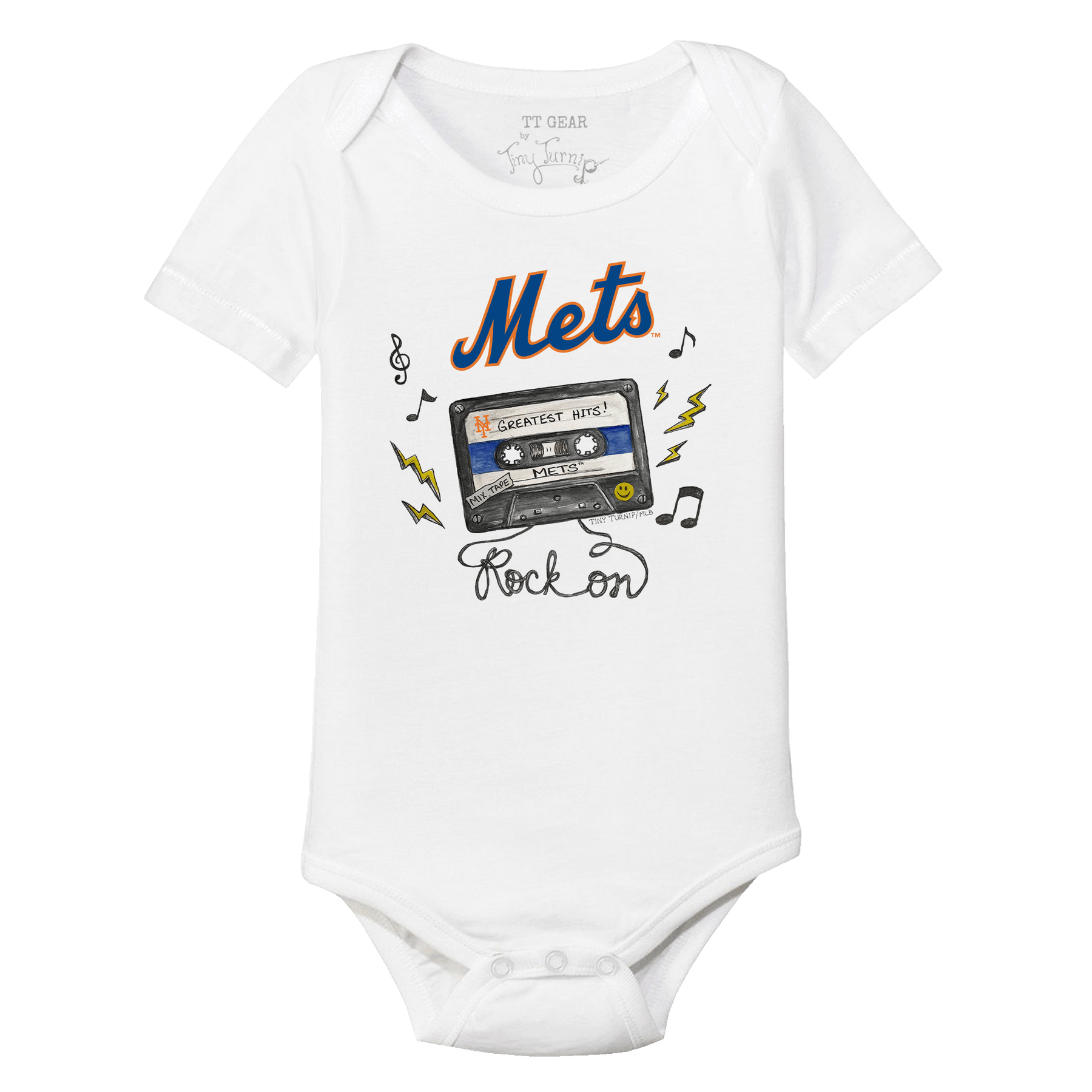 New York Mets Mixtape Short Sleeve Snapper