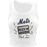 New York Mets Mixtape Crop Tank