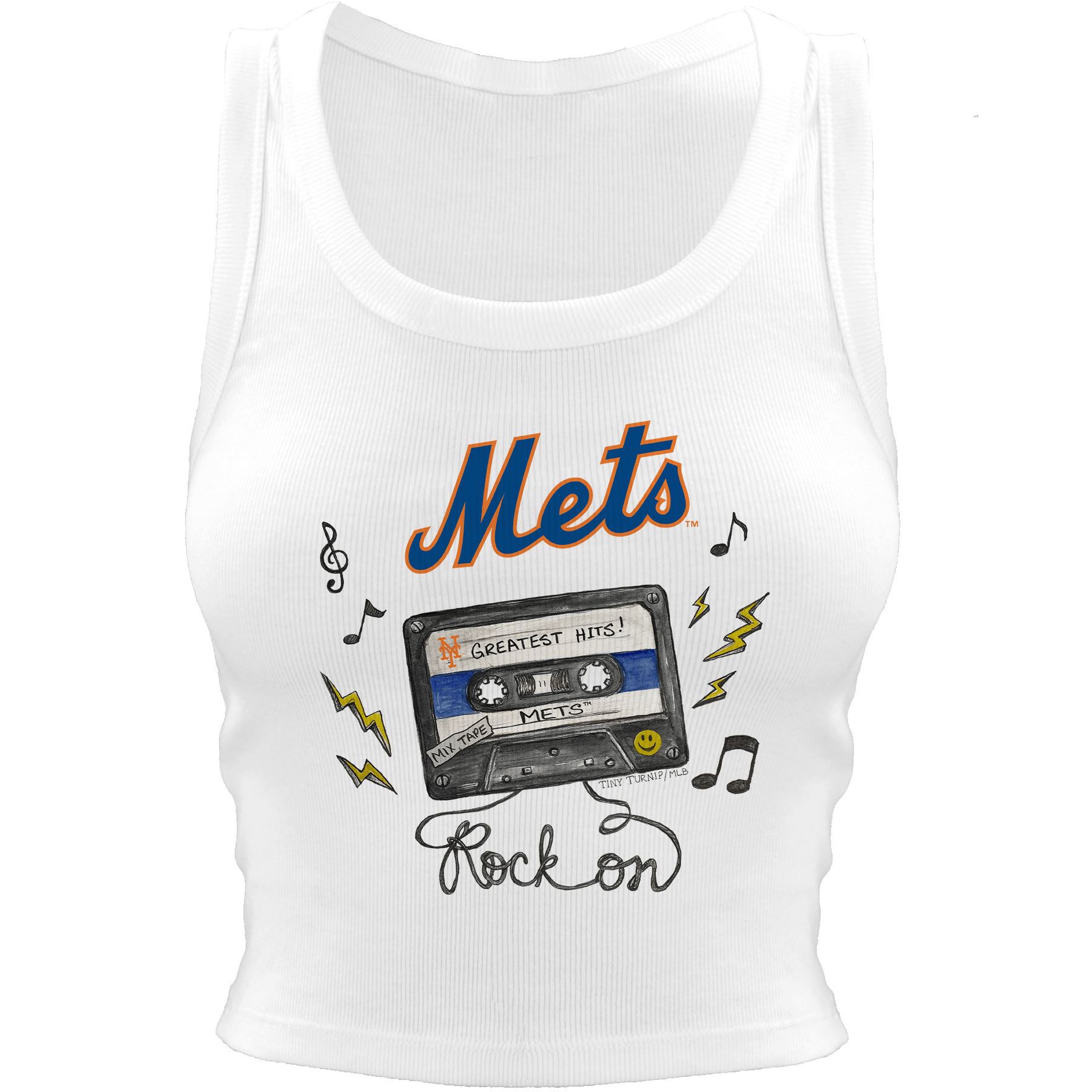 New York Mets Mixtape Crop Tank
