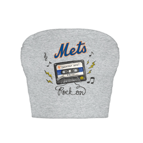 New York Mets Mixtape Crop Tube Top