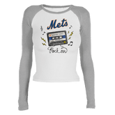 New York Mets Mixtape Roxy Raglan Long Sleeve