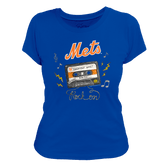 New York Mets Mixtape Women's Tee Shirt