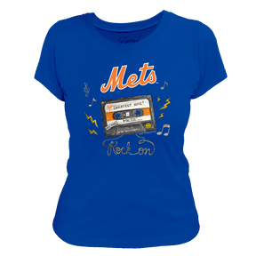 New York Mets Mixtape Women's Tee Shirt