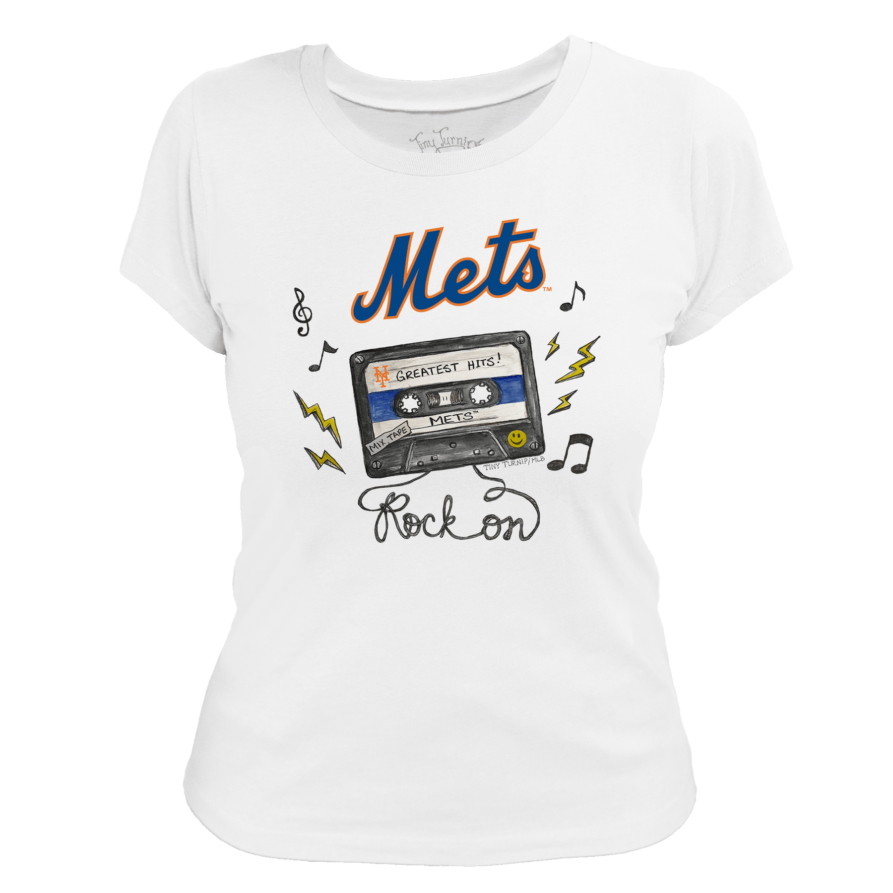 New York Mets Mixtape Women's Tee Shirt
